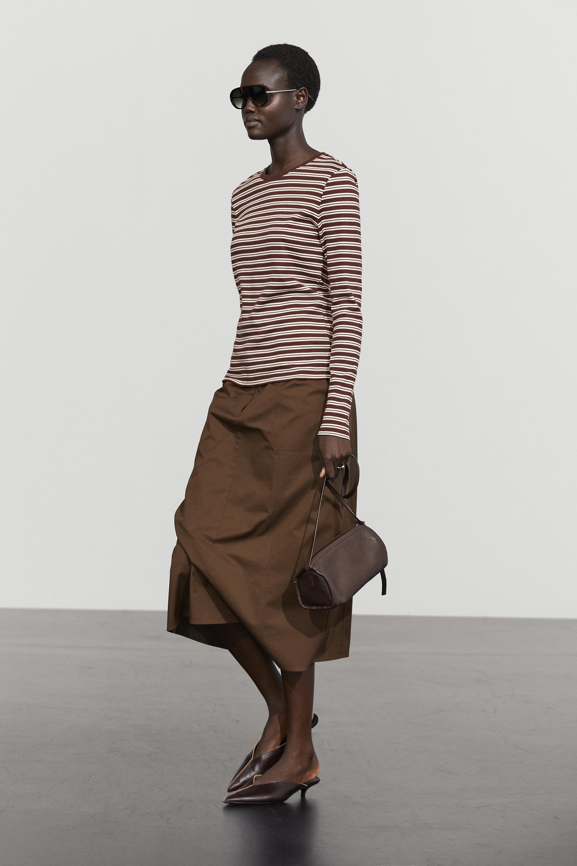 100% cotton striped T-shirt